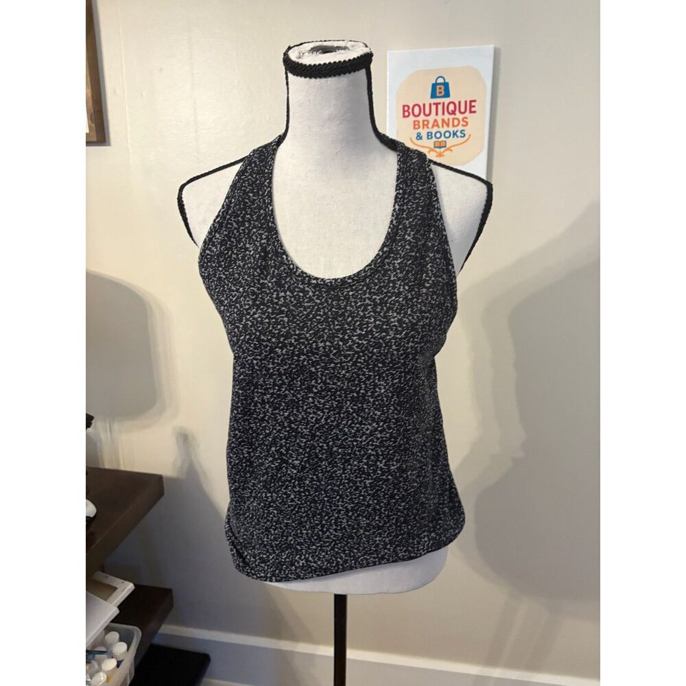 Athleta Tank Black and White Pattern Size M